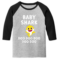 Kids Pinkfong Baby Shark Youth 3/4 Sleeve | Artistshot