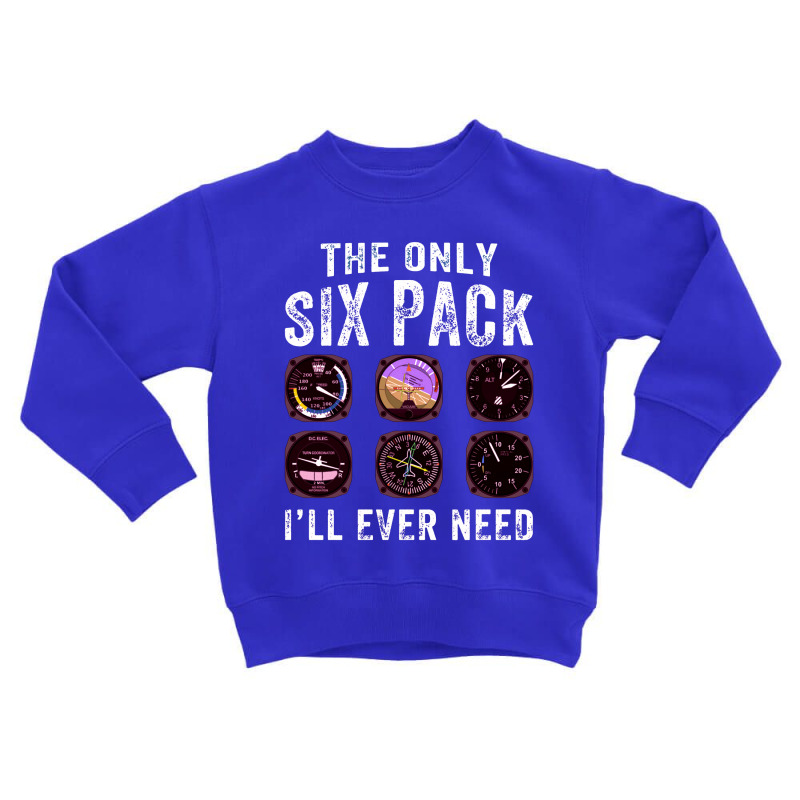 Pilots Six Pack Airplane Instruments Toddler Sweatshirt by wakmunib | Artistshot