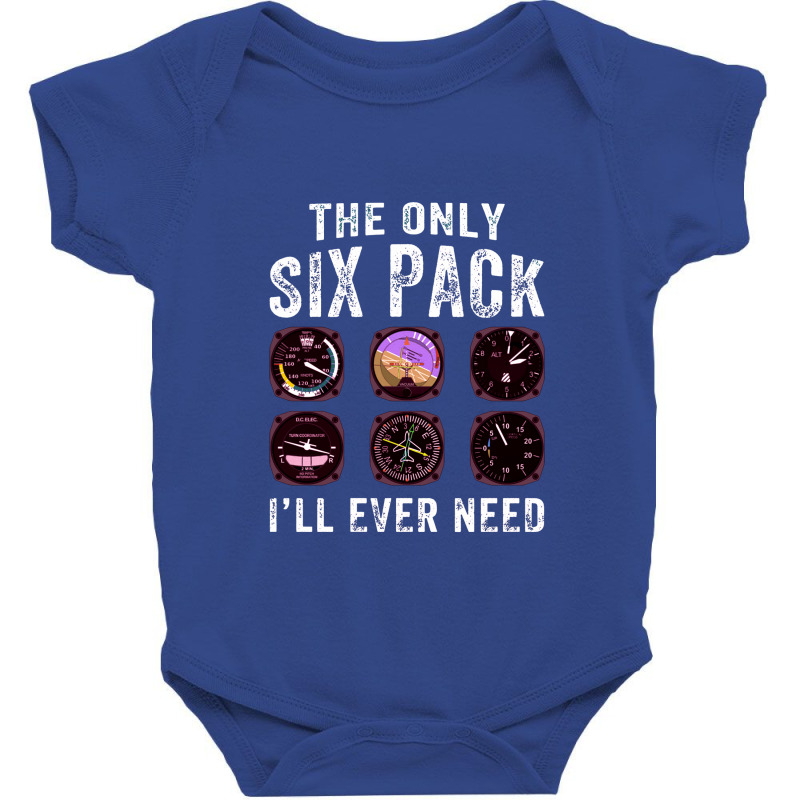 Pilots Six Pack Airplane Instruments Baby Bodysuit by wakmunib | Artistshot