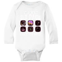 Pilots Six Pack Airplane Instruments Long Sleeve Baby Bodysuit | Artistshot