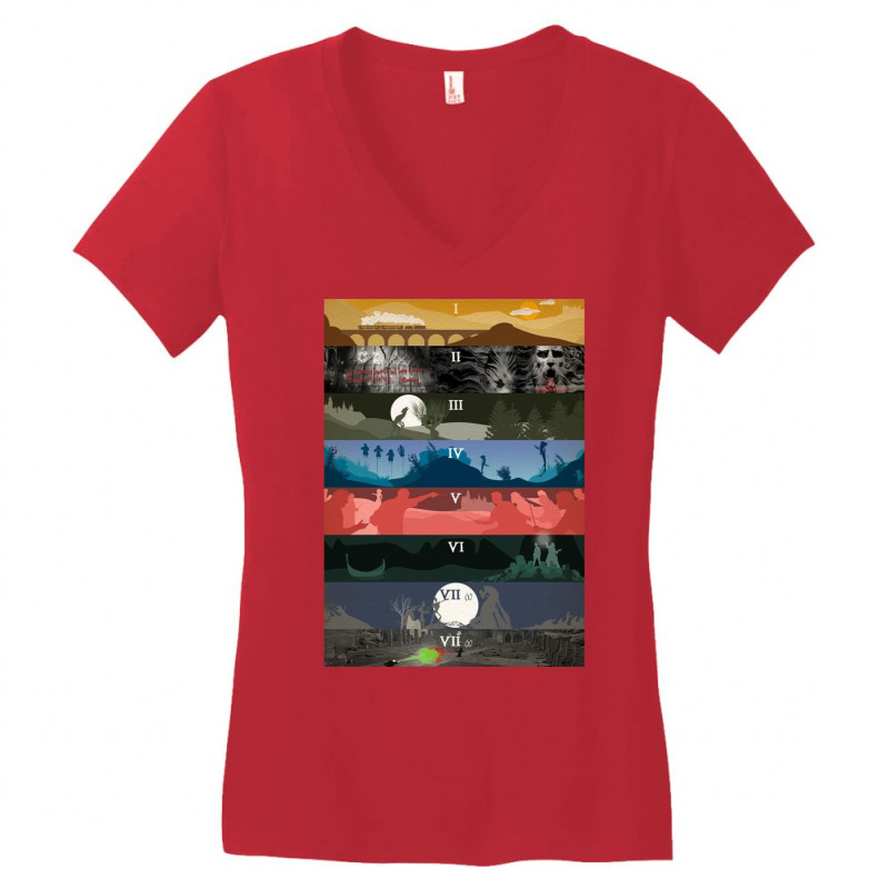 Many Stages 12 Women's V-Neck T-Shirt by gandhifereti | Artistshot