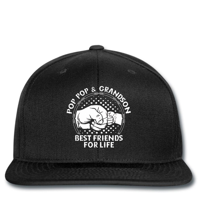 Pop Pop And Grandson Best Friends For Life Printed Hat | Artistshot