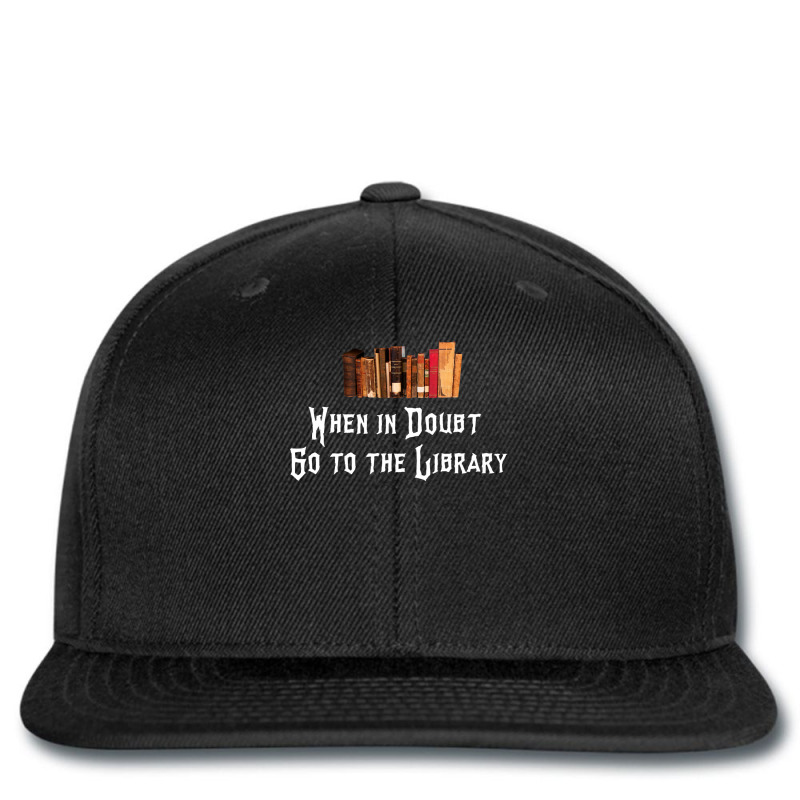 When In Doubt Go To The Library 40 Printed hat by hismanmurschz | Artistshot