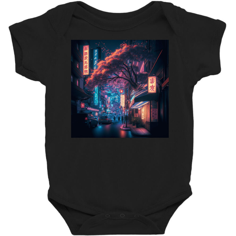 Neon City Images Baby Bodysuit by TheDol | Artistshot