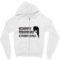 Johnny Thunders Faded Retro Design Zipper Hoodie | Artistshot