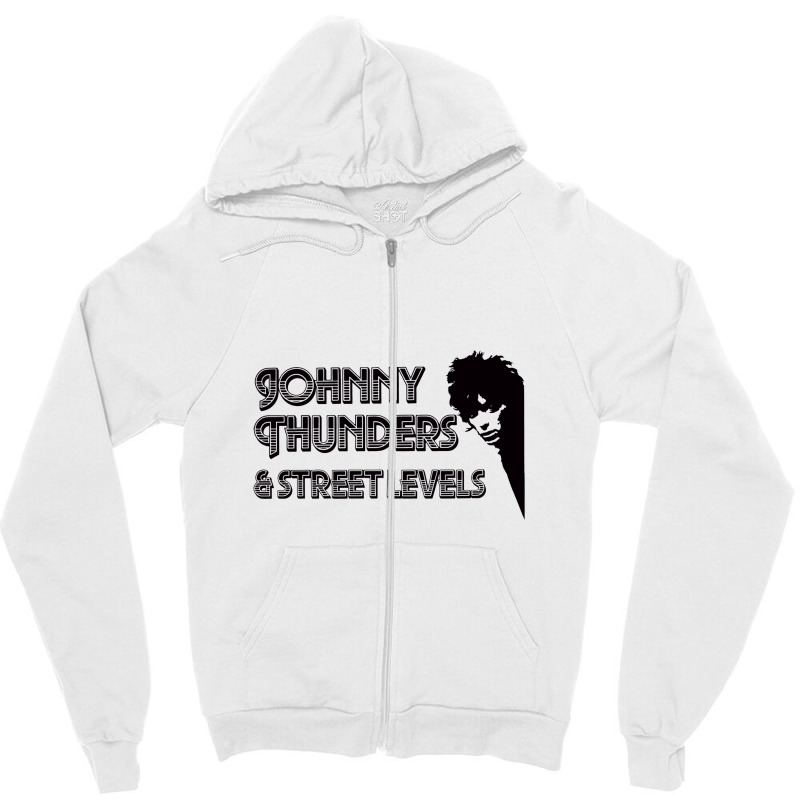 Johnny Thunders Faded Retro Design Zipper Hoodie by harumayali | Artistshot