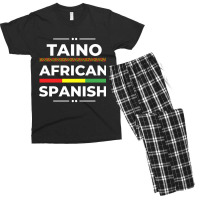 Taino African Spanish   Caribbean Afro Latin Proud Men's T-shirt Pajama Set | Artistshot