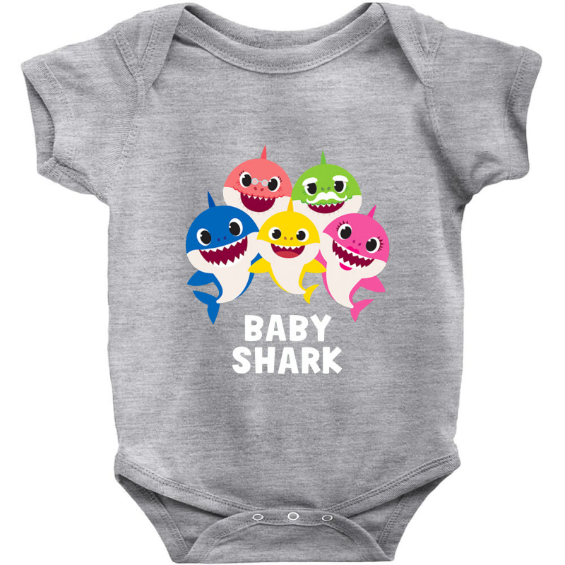 Pinkfong Baby Shark Baby Bodysuit by adarandella | Artistshot