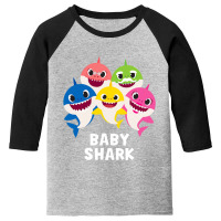 Pinkfong Baby Shark Youth 3/4 Sleeve | Artistshot