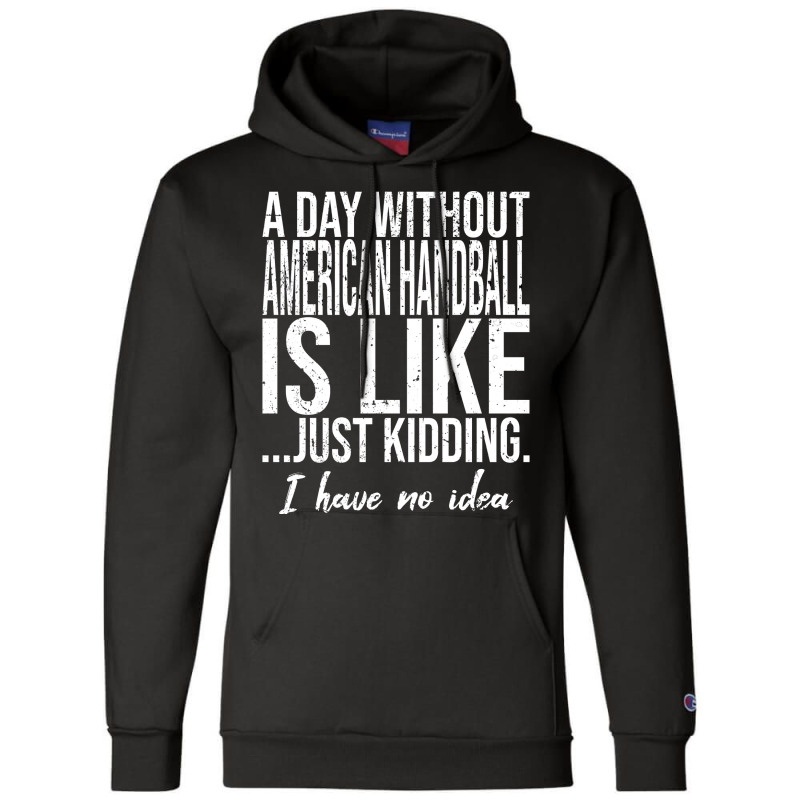 American Handball Funny Gift Idea Cute Champion Hoodie | Artistshot