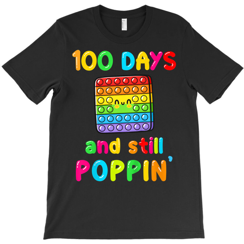 Kids Happy 100 Days Of School And Still Poppin 100 T-shirt | Artistshot