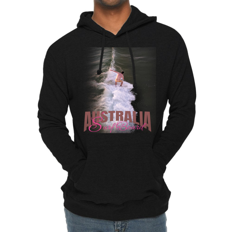 Australia Surf Board Humor Lightweight Hoodie | Artistshot