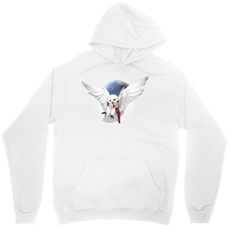 Snowy White Owl 49 Unisex Hoodie by riolomehanl | Artistshot