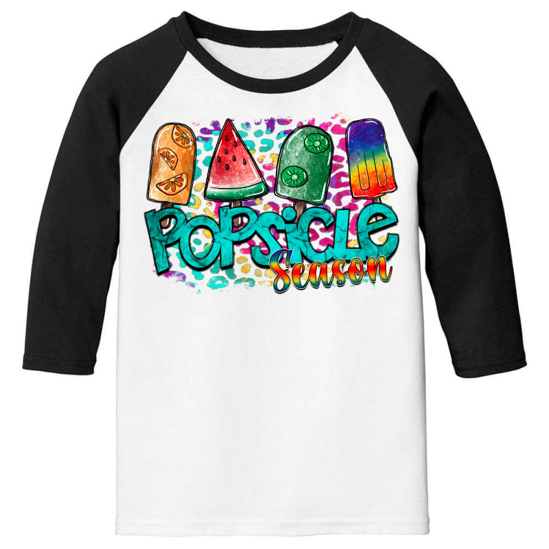 Popsicle Season Youth 3/4 Sleeve by SublimationCraftShop | Artistshot