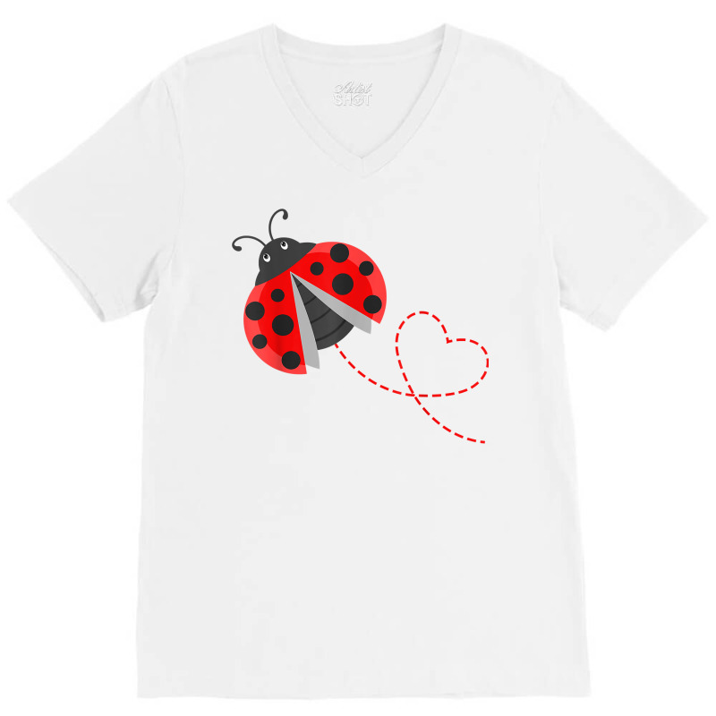 Ladybeetle Ladybugs Nature Lover Insect Fans Entom V-neck Tee | Artistshot