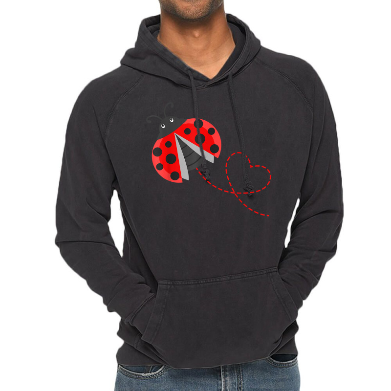 Ladybeetle Ladybugs Nature Lover Insect Fans Entom Vintage Hoodie | Artistshot