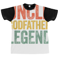 Mens Uncle Godfather Legend T Shirt Father's Day T Graphic T-shirt | Artistshot