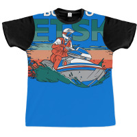 Born To Jetski Jet Skiing Water Sports Jet Ski Red Graphic T-shirt | Artistshot