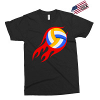 Beach Volleyball Fire Sport Summer Player Ball Gir Exclusive T-shirt | Artistshot