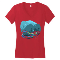 Diving Humor Women's V-neck T-shirt | Artistshot