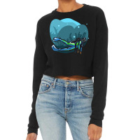 Diving Humor Cropped Sweater | Artistshot