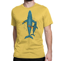 Canoes On Whale Family Tumblr Classic T-shirt | Artistshot