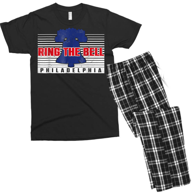 Vintage Philly Ring The Bell Philadelphia Baseball Men's T-shirt Pajama Set | Artistshot