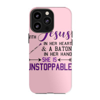 With Jesus In Her Heart A Baton In Hand She Is Uns Iphone 13 Pro Case | Artistshot