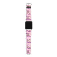 With Jesus In Her Heart A Baton In Hand She Is Uns Apple Watch Band | Artistshot