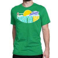 I Drive The Boat Waterskiing Yellow Classic T-shirt | Artistshot