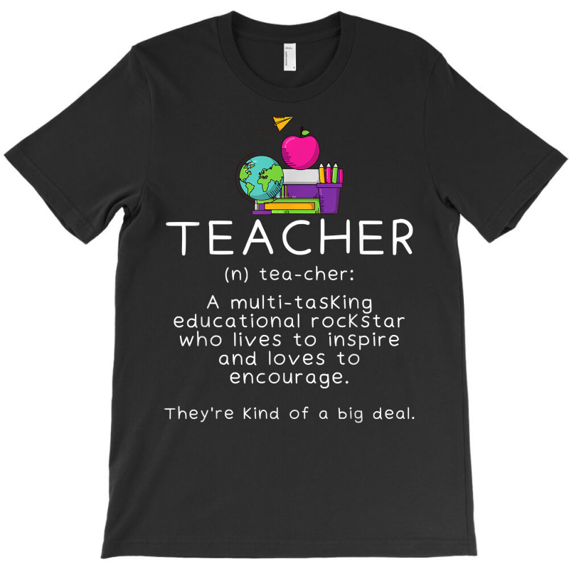 Teacher Definition   Funny Teaching School Teacher T-shirt | Artistshot