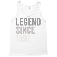 Legend Since 1997 Funny 24 Years Old 24th Birthday Tank Top | Artistshot