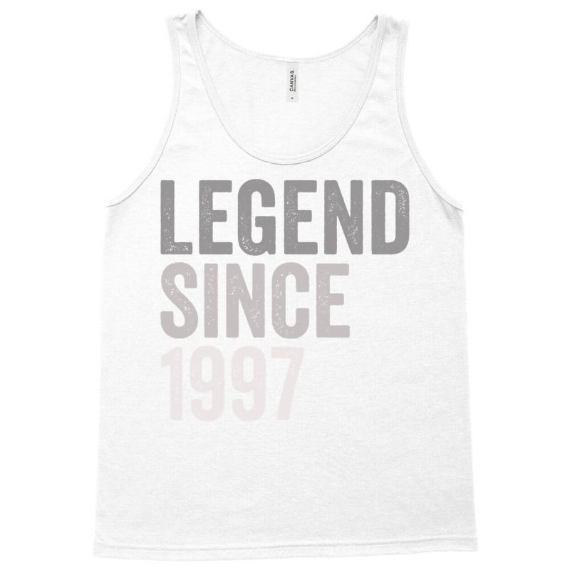 Legend Since 1997 Funny 24 Years Old 24th Birthday Tank Top | Artistshot