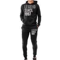 Legend Since 1997 Funny 24 Years Old 24th Birthday Hoodie & Jogger Set | Artistshot