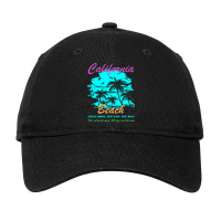 California Beach Summer Paradise Vintage Adjustable Cap | Artistshot