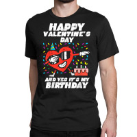 Heart Dab Happy Valentines Day Birthday Boys Girls Classic T-shirt | Artistshot