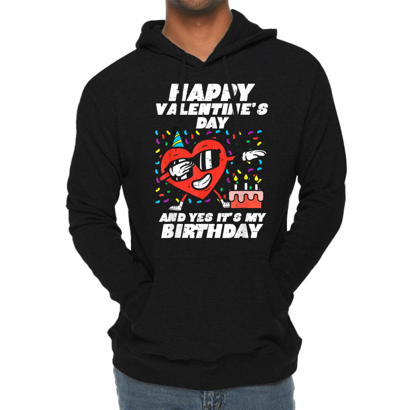 Heart Dab Happy Valentines Day Birthday Boys Girls Lightweight Hoodie | Artistshot