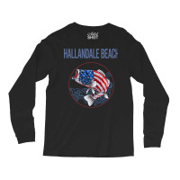 Usa Flag Fish Hallandale Beach Hipster Long Sleeve Shirts | Artistshot