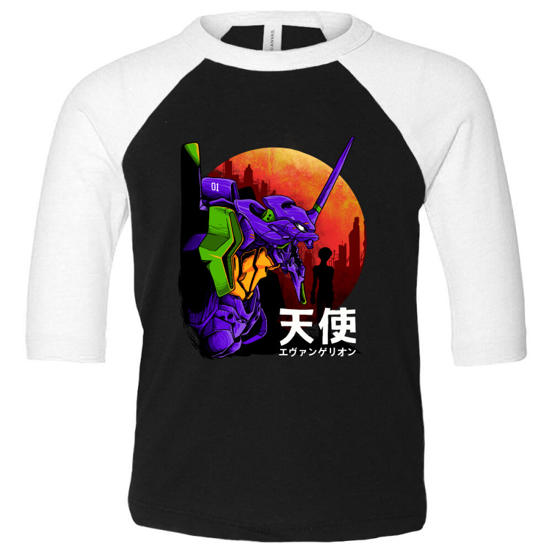 Evangelion Toddler 3/4 Sleeve Tee by sober artwerk | Artistshot