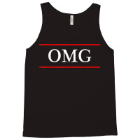 T Shirt That Says The Word   Omg   On It  Funny Gi Tank Top | Artistshot