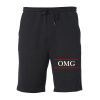 T Shirt That Says The Word   Omg   On It  Funny Gi Fleece Short | Artistshot