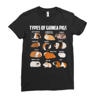 Types Of Guinea Pigs Owner Cool Animal Kids Xmas G Ladies Fitted T-shirt | Artistshot