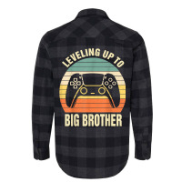 Leveling Up To Big Brother 2023 Funny Gamer Vintag Flannel Shirt | Artistshot