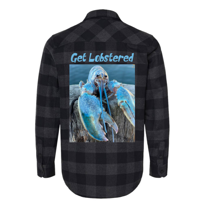 Funny Jumpscare Lobster Meme Blue Crustacean Flannel Shirt | Artistshot