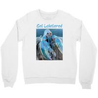 Funny Jumpscare Lobster Meme Blue Crustacean Crewneck Sweatshirt | Artistshot