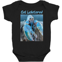 Funny Jumpscare Lobster Meme Blue Crustacean Baby Bodysuit | Artistshot