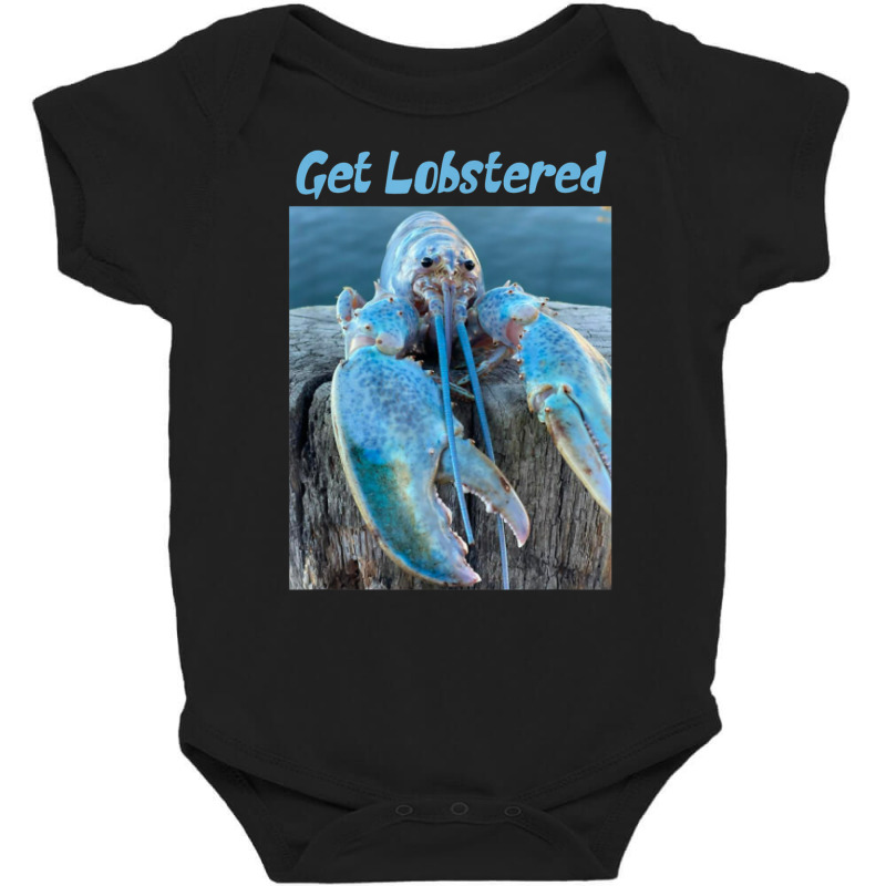 Funny Jumpscare Lobster Meme Blue Crustacean Baby Bodysuit | Artistshot