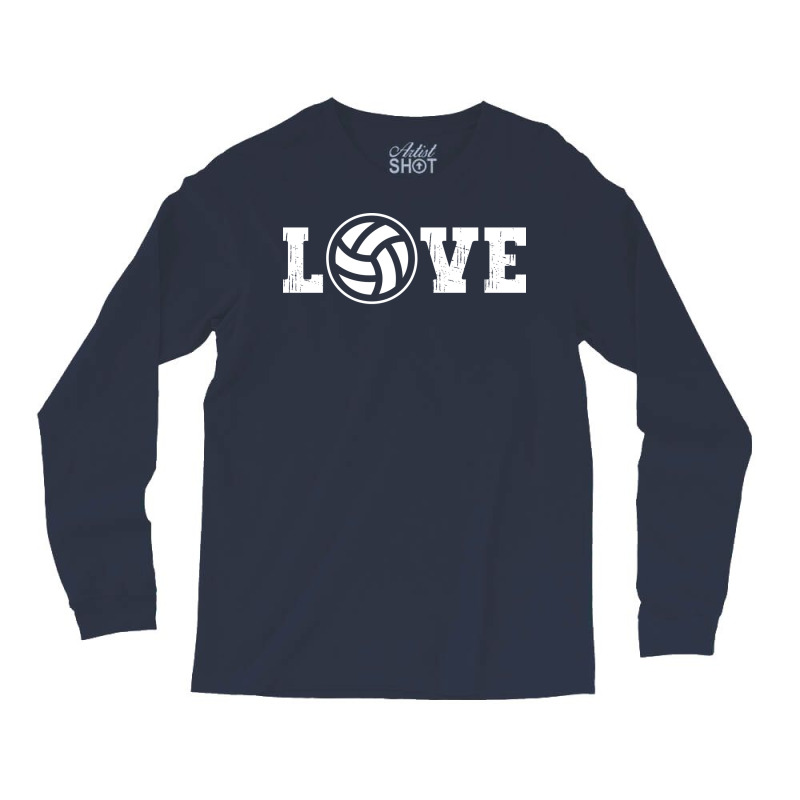 Love Volleyball Girl Long Sleeve Shirts | Artistshot