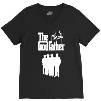 The God Father Vintage V-neck Tee | Artistshot