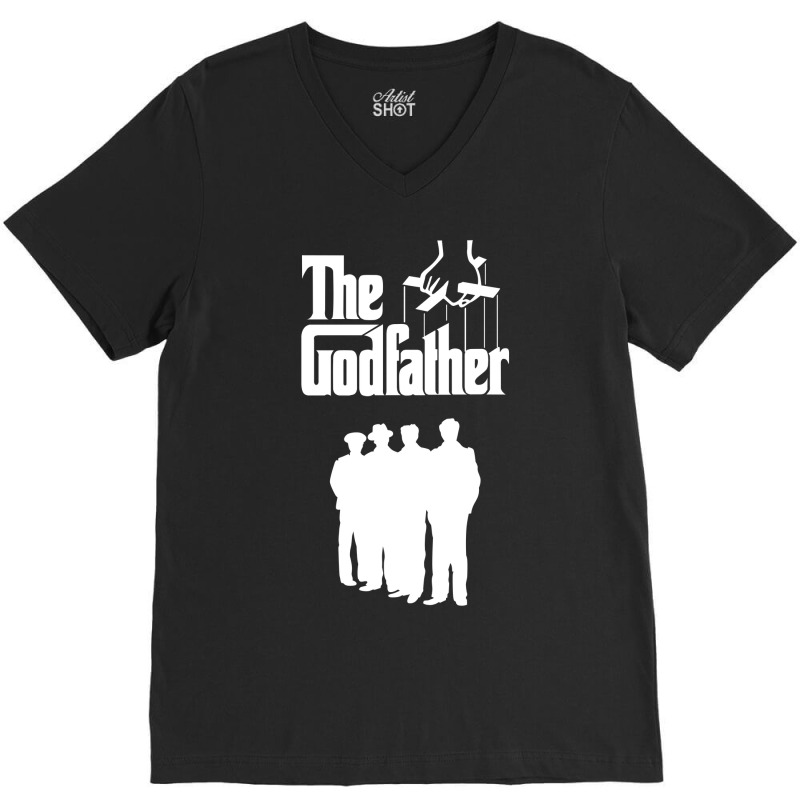 The God Father Vintage V-neck Tee | Artistshot